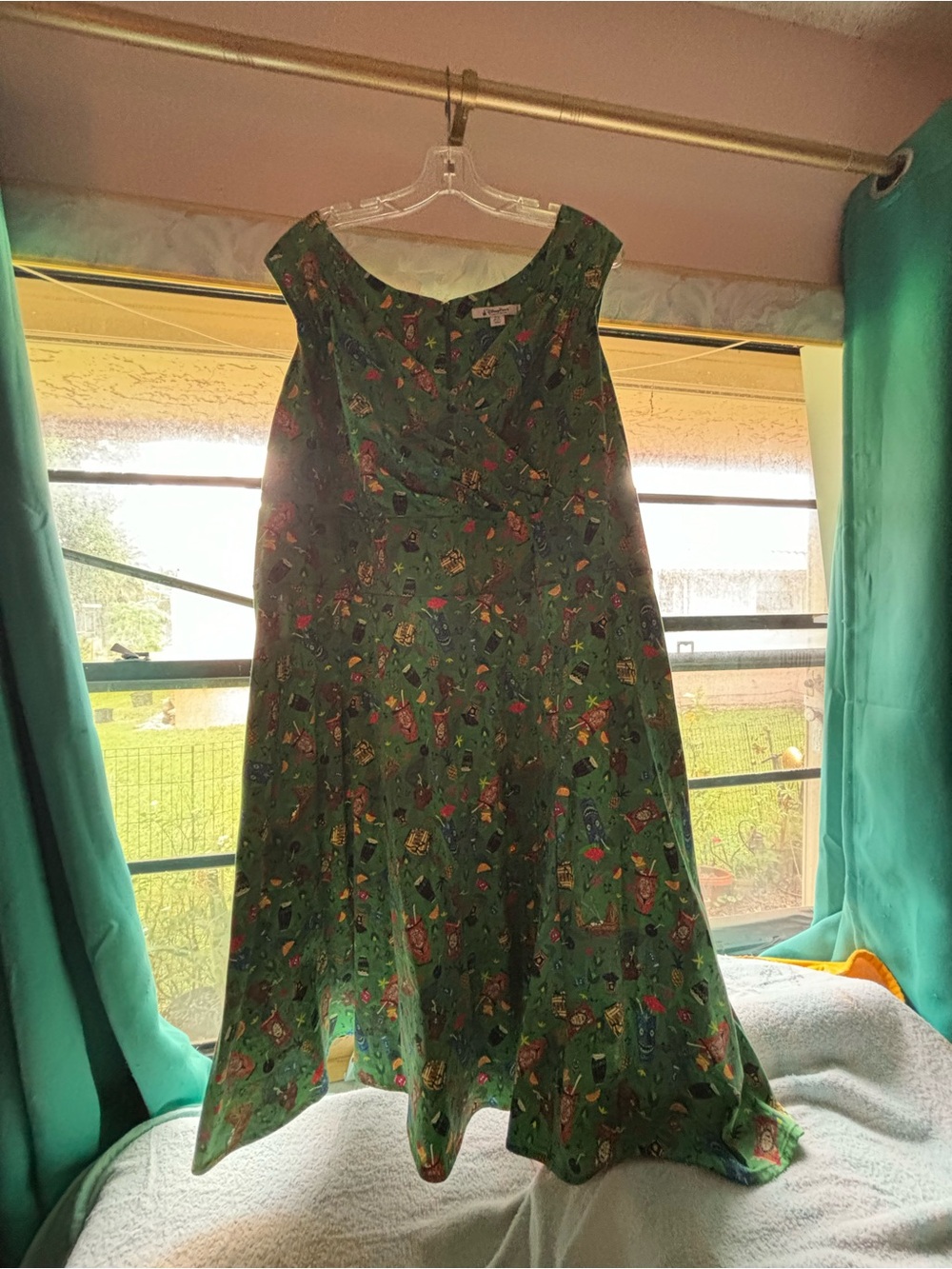 Disney Parks Green Tiki Dress